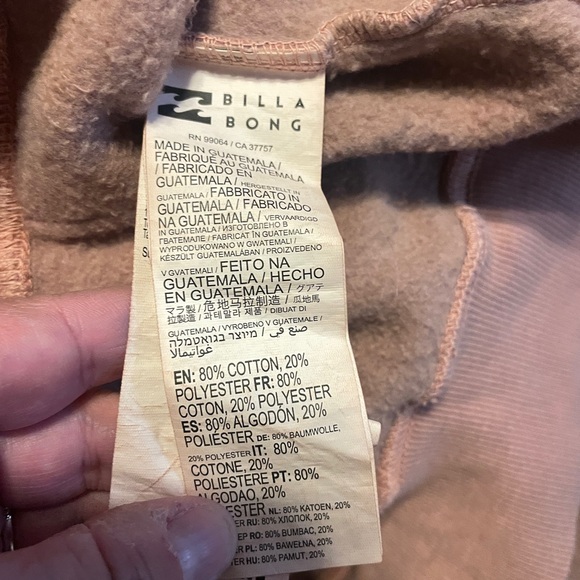 Billabong Skyline Graphic Hoodie Small ‎ Cozy Casual Streetwear Loungewear Y2K - Picture 8 of 8